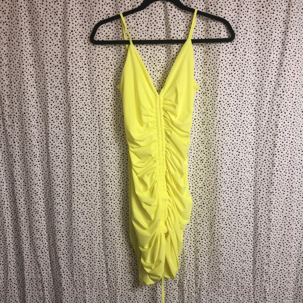 Tiger Mist Ruched mini dress